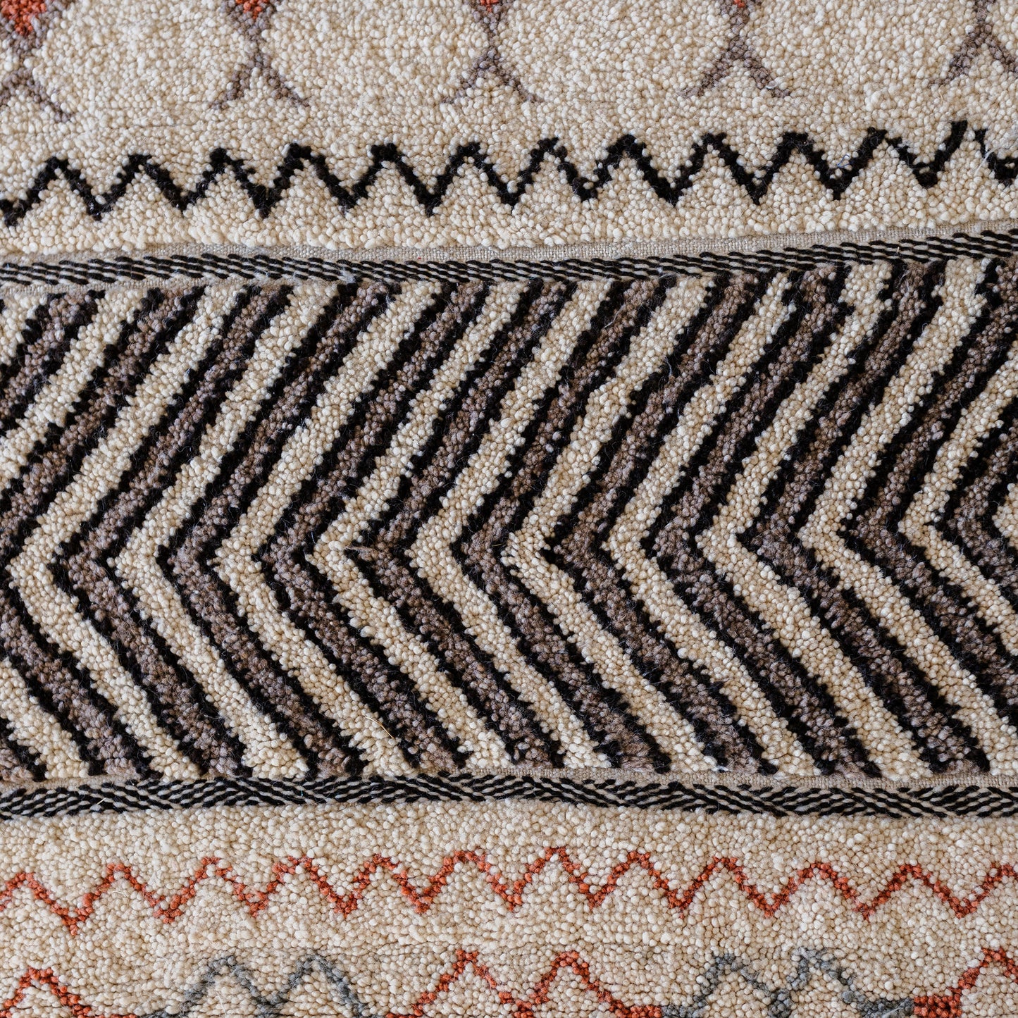 Colorful Azilal Runner Rug – Handmade Moroccan Wool Hallway Carpet with Berber Patterns