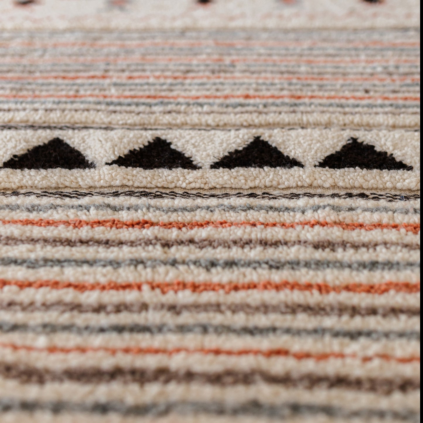 Colorful Azilal Runner Rug – Handmade Moroccan Wool Hallway Carpet with Berber Patterns