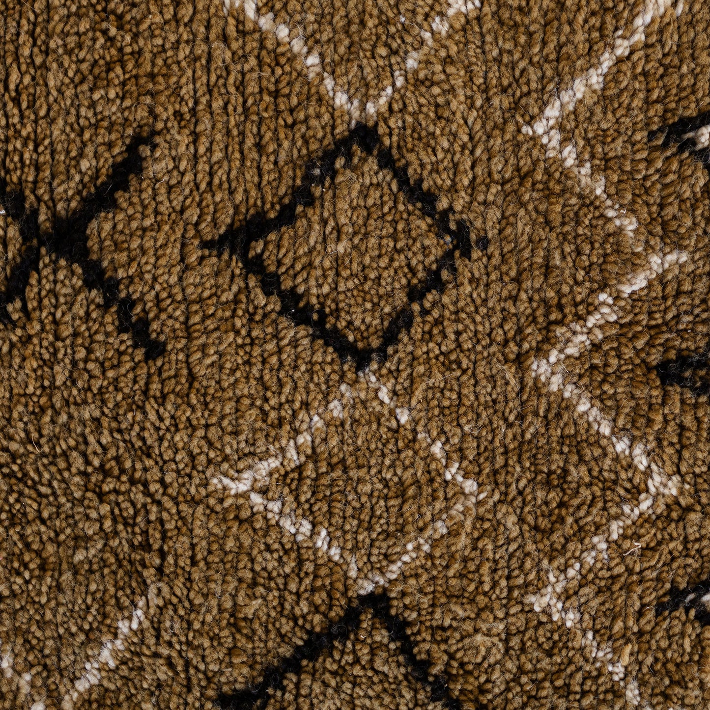 Yellow Azilal Rug – Handmade Moroccan Wool Carpet with Warm Bohemian Charm
