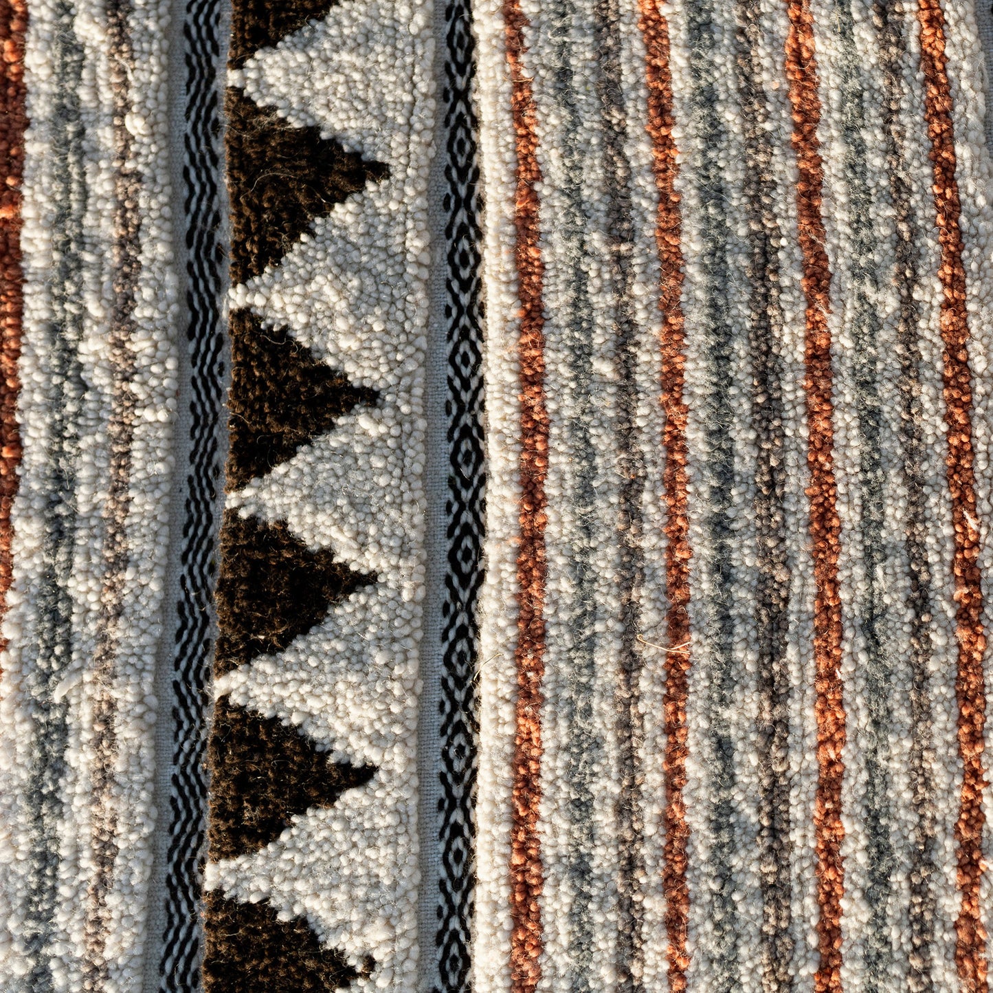Colorful Azilal Runner Rug – Handmade Moroccan Wool Hallway Carpet with Berber Patterns