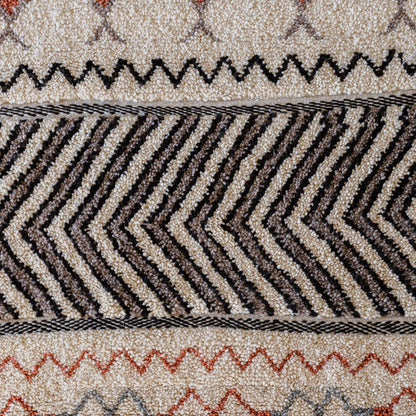 Colorful Azilal Runner Rug – Handmade Moroccan Wool Hallway Carpet with Berber Patterns