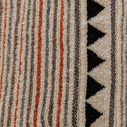 Colorful Azilal Runner Rug – Handmade Moroccan Wool Hallway Carpet with Berber Patterns