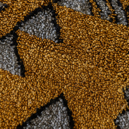 Yellow Azilal Rug – Authentic Handmade Moroccan Wool Carpet